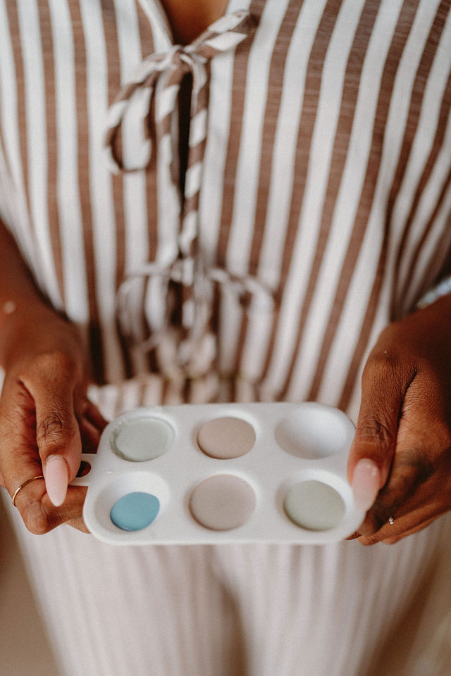 Palette de couleurs pour personnaliser une céramique